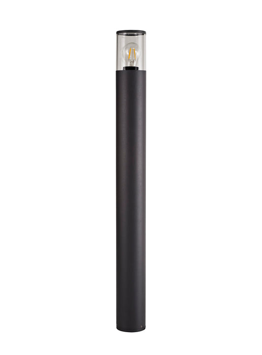 Regal Lighting SL-1678 1 Light Large Outdoor Post Light Anthracite With Clear Glass IP54