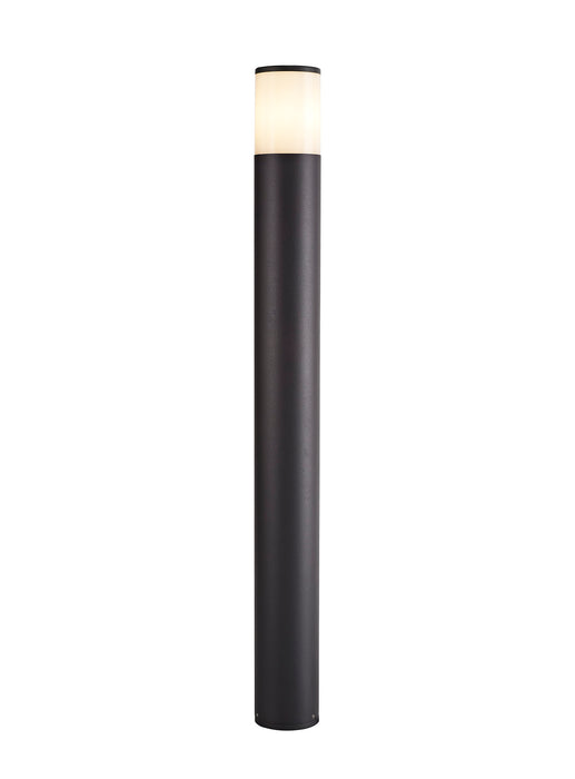 Regal Lighting SL-1677 1 Light Large Outdoor Post Light Anthracite With Opal Glass IP54