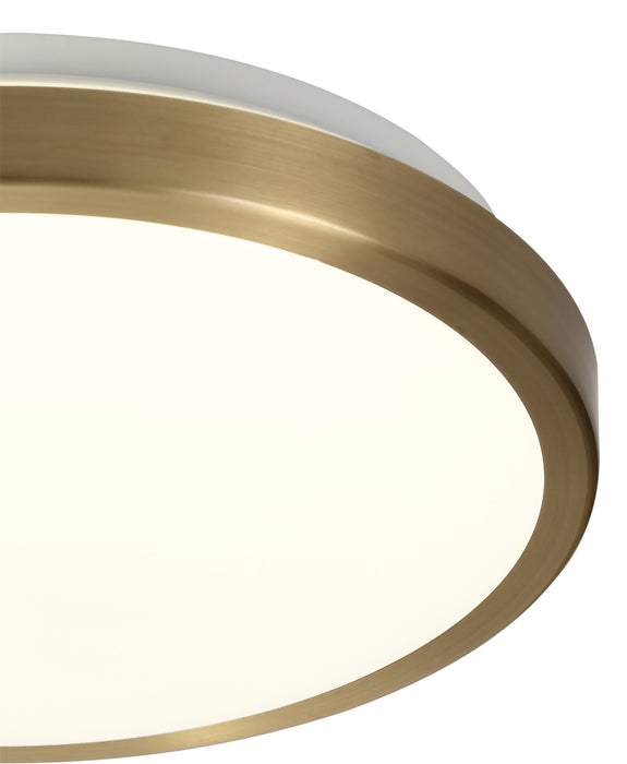 Regal lighting SL-1705 1 Light 30cm Flush LED Ceiling Light Soft Bronze IP44