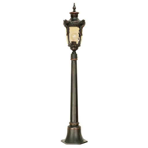 Elstead Lighting PH4/MOB Philadelphia Old Bronze Patina Medium Outdoor Pillar Lamp