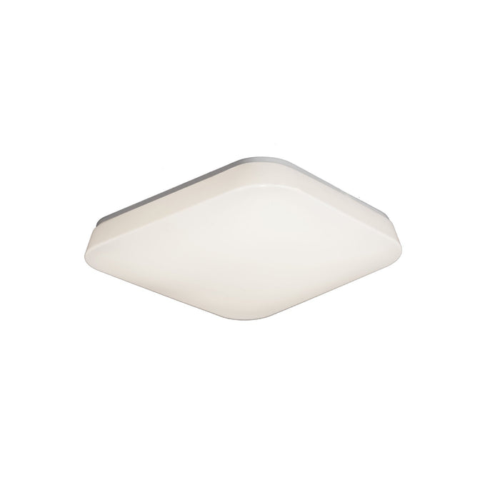 Mantra M3767 Quatro Ceiling/Wall 10W Small LED 3000K, 1200lm, White Acrylic, 3yrs Warranty • M3767
