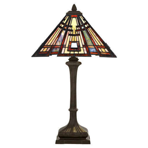Elstead Lighting QZ/CLASSICCRF/TL Classic Craftsman 2 Light Valiant Bronze Table Lamp