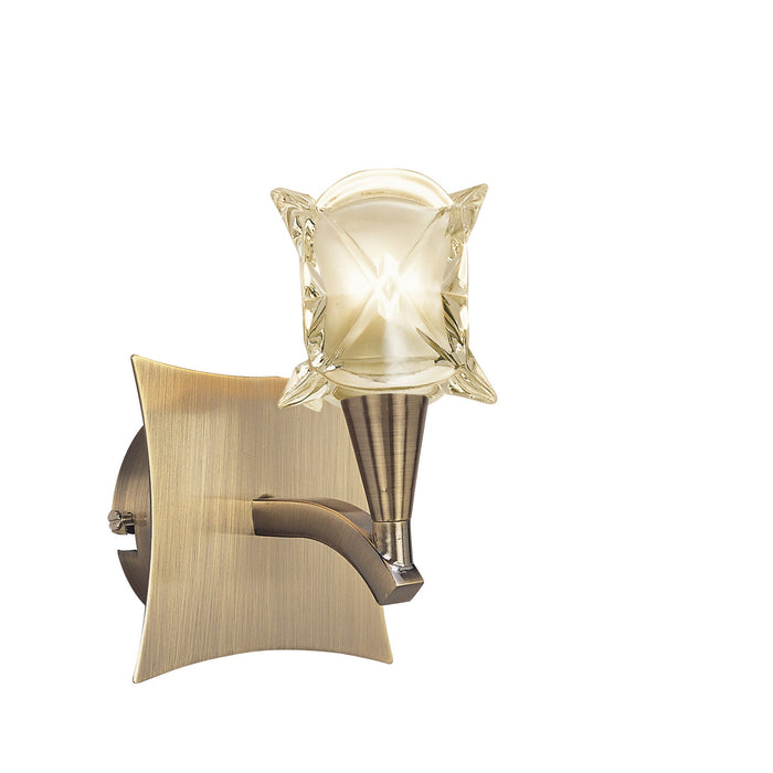 Mantra M0051AB/S Rosa Del Desierto Wall LampSwitched 1 Light G9, Antique Brass • M0051AB/S