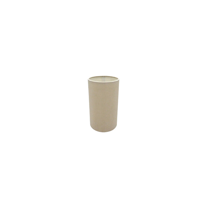 Deco Serena Round Cylinder, 120 x 200mm Dual Faux Silk Fabric Shade, Nude Beige/Moonlight • D0312