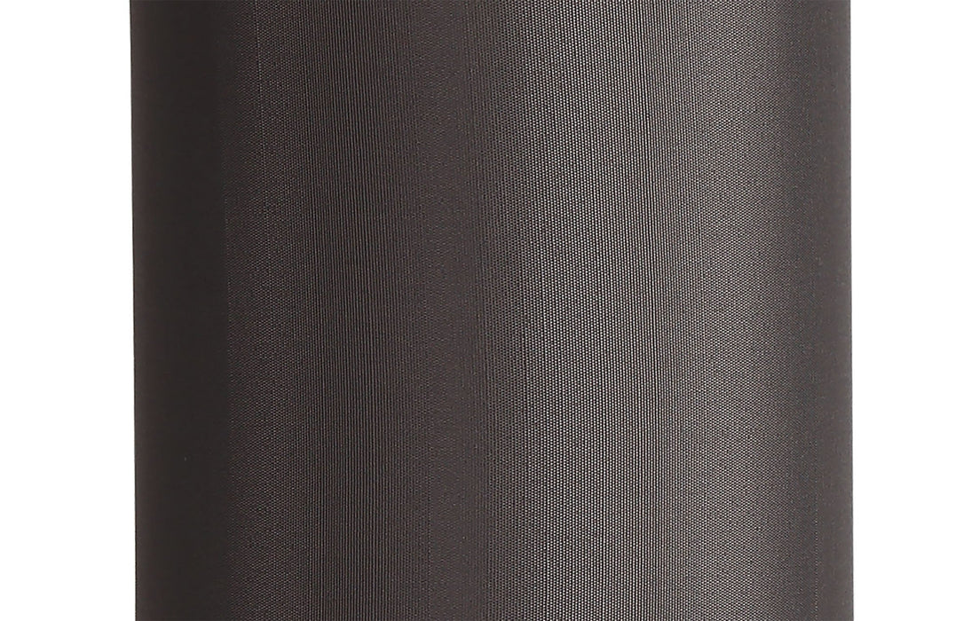 Deco Serena Round Cylinder, 120 x 200mm Faux Silk Fabric Shade, Grey • D0575
