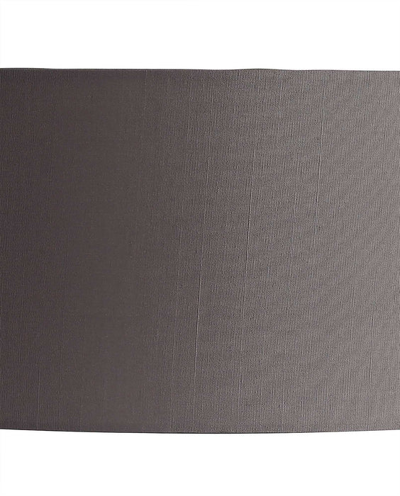 Deco Serena Round Cylinder, 450 x 150mm Faux Silk Fabric Shade, Grey • D0576
