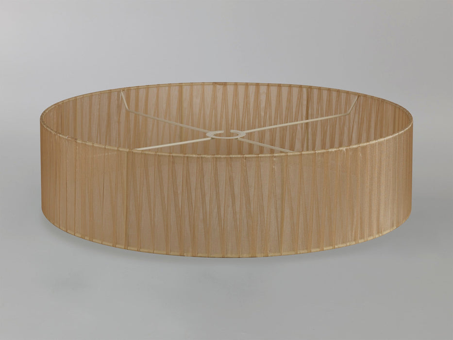 Deco Serena Round Cylinder, 600 x 150mm Organza Shade, Soft Bronze • D0611