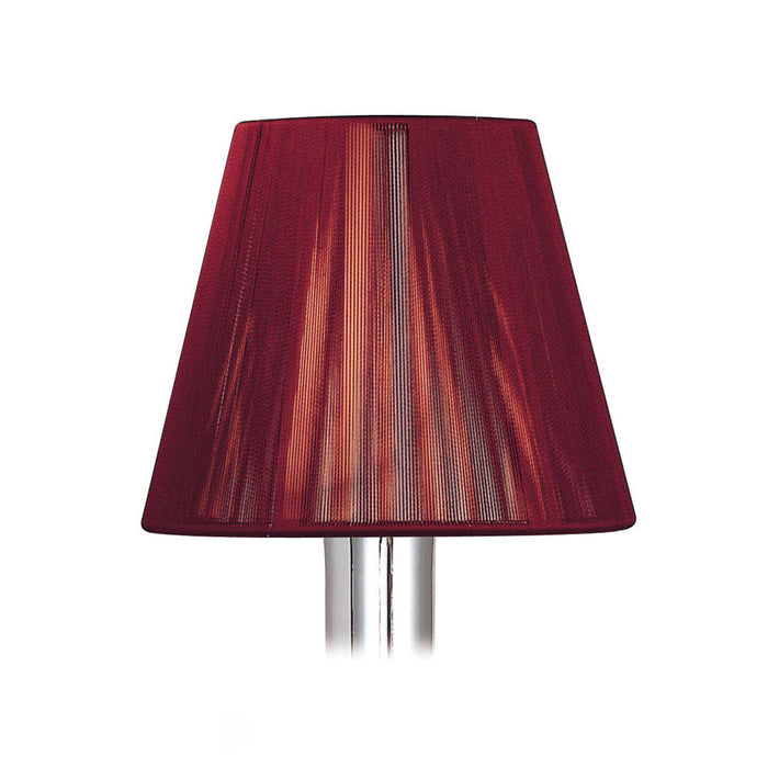 Mantra MS004 Clip On Silk String Shade Red Wine 80/130mm x 110mm • MS004
