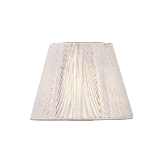 Mantra MS040 Silk String Shade Ivory White 190/300mm x 195mm • MS040