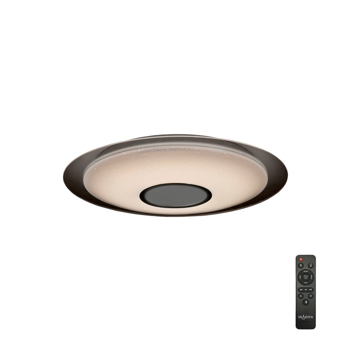 Mantra M3693 Speaker 36W Tuneable White 3000K-6000K, 2500lm, Dimmable Flush Fitting With Built In 10W Speaker, Bluetooth Connection/Remote Control • M3693