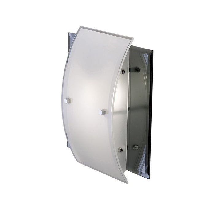 Diyas IL30990 Vito Ceiling/Wall Lamp 1 Light Polished Chrome/Smoked Mirror • IL30990