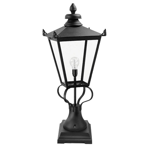 Elstead Lighting WSLN1 Wilmslow Black Outdoor Pedestal Lamp