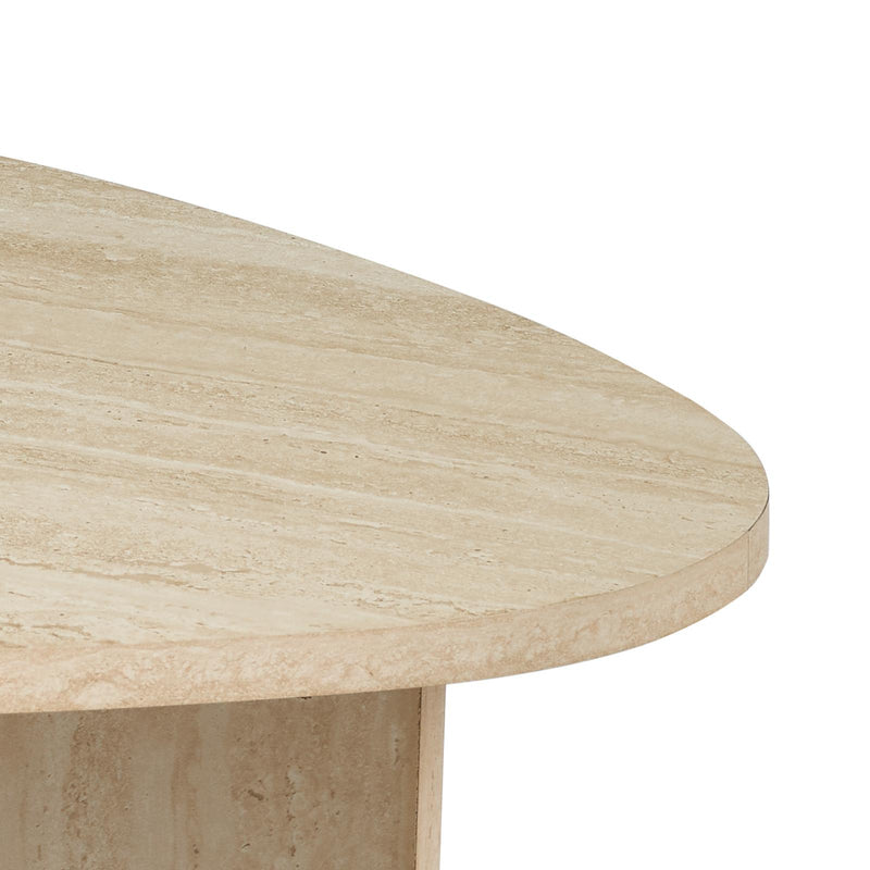 Dar Lighting Isidro Side Table Travertine Effect • 001ISI001
