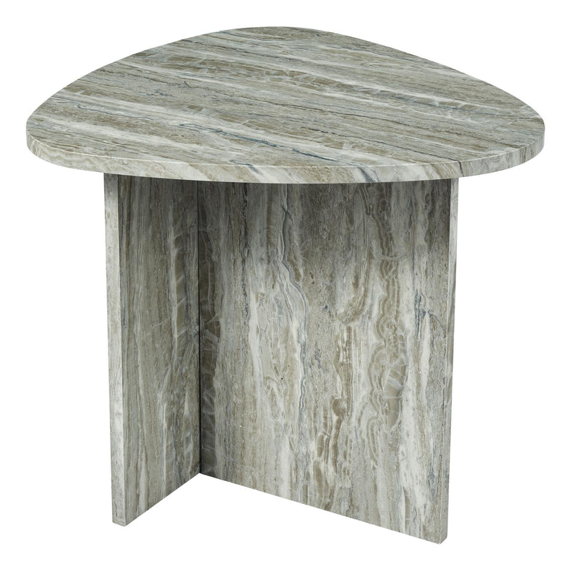 Dar Lighting Isidro Side Table Brown Stone Effect • 001ISI002