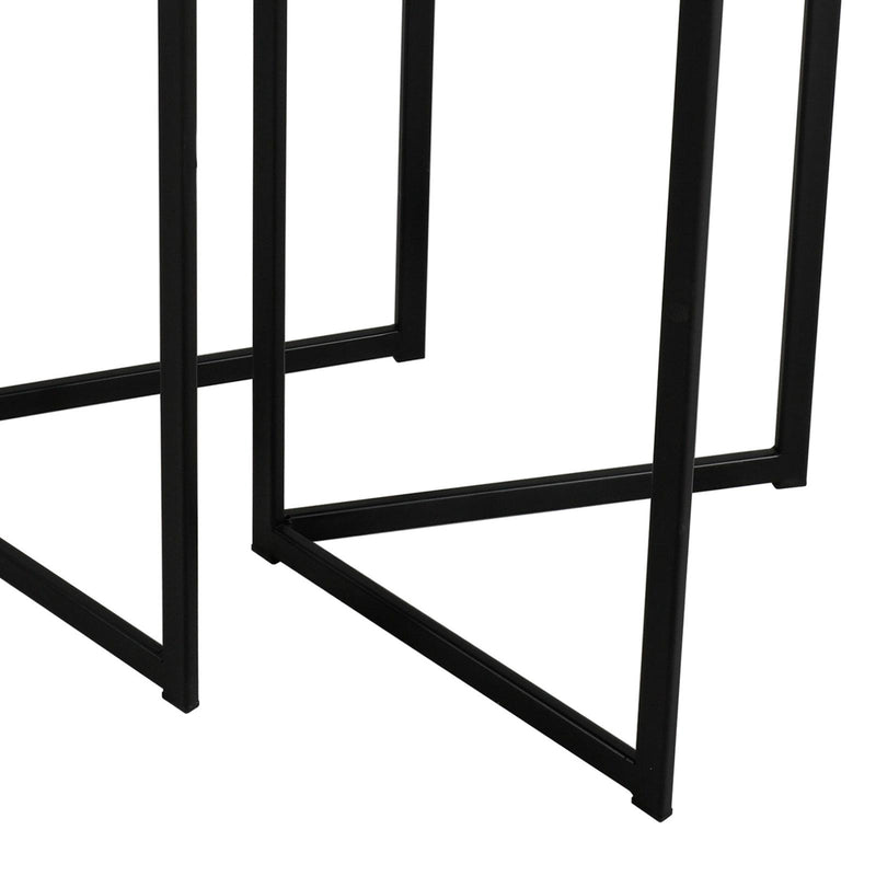 Dar Lighting Mibello Nested Side Tables Light Oak Effect • 001MIB001
