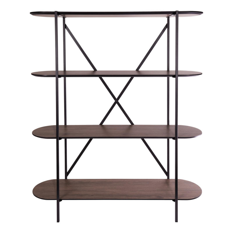 Dar Lighting Poe Shelves Mocha Effect and Matt Black • 001POE001
