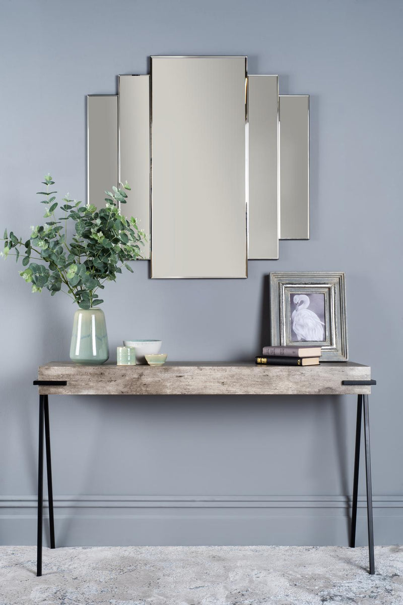 Dar Lighting Royan Console Table Concrete Effect • 001ROY001