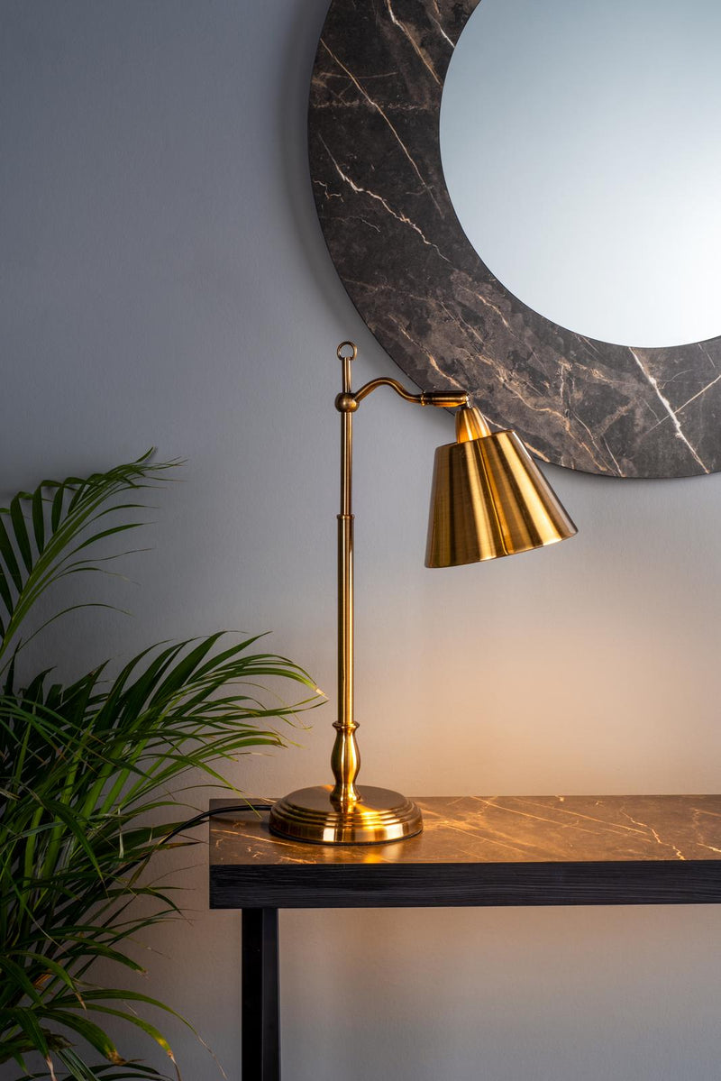 Dar Lighting Juvan Dark Marble Mirror 80cm • 002JUV80