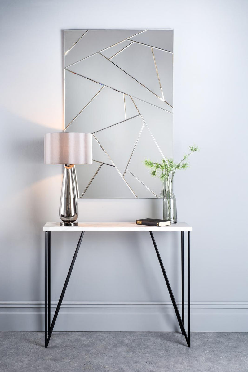 Dar Lighting Lecce Rectangle Shatter Mirror 120 X 80cm • 002LEC12080
