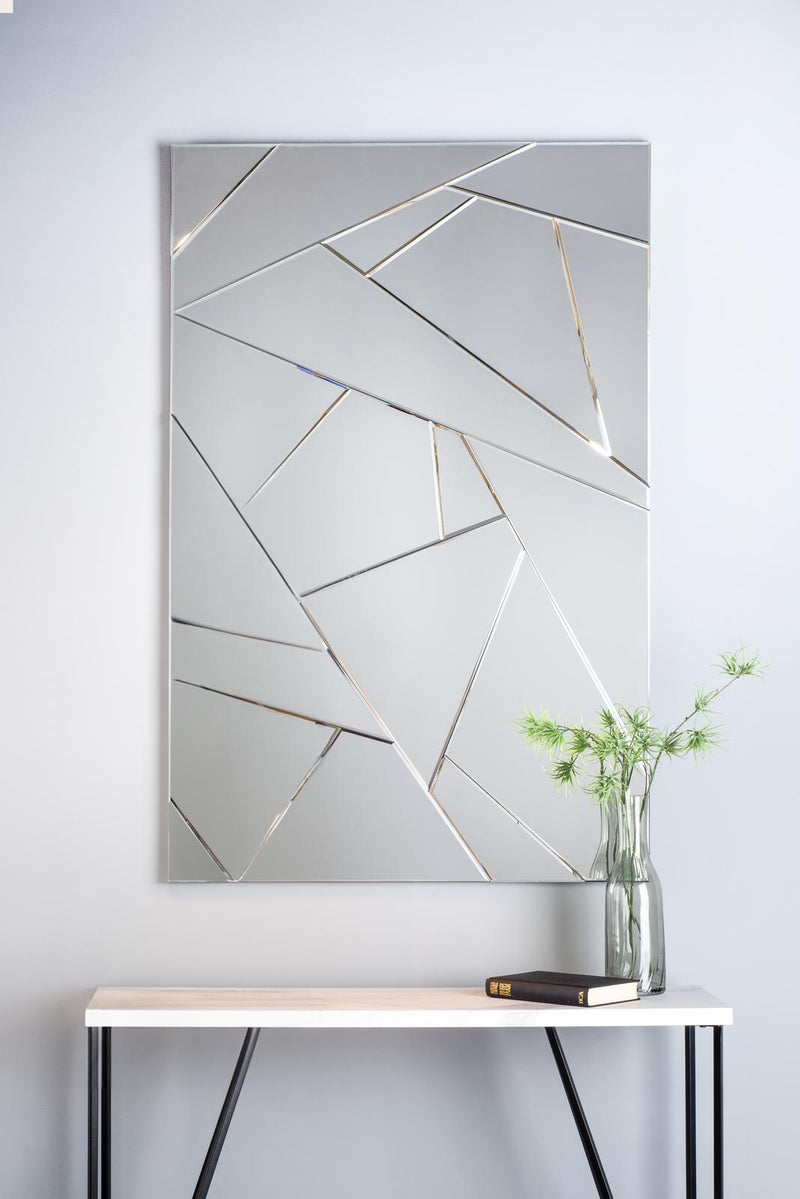 Dar Lighting Lecce Rectangle Shatter Mirror 120 X 80cm • 002LEC12080