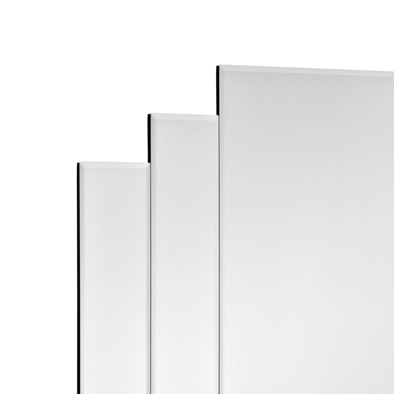 Dar Lighting Odeon Rectangle Stepped Mirror 88 x 88cm • 002ODE8888