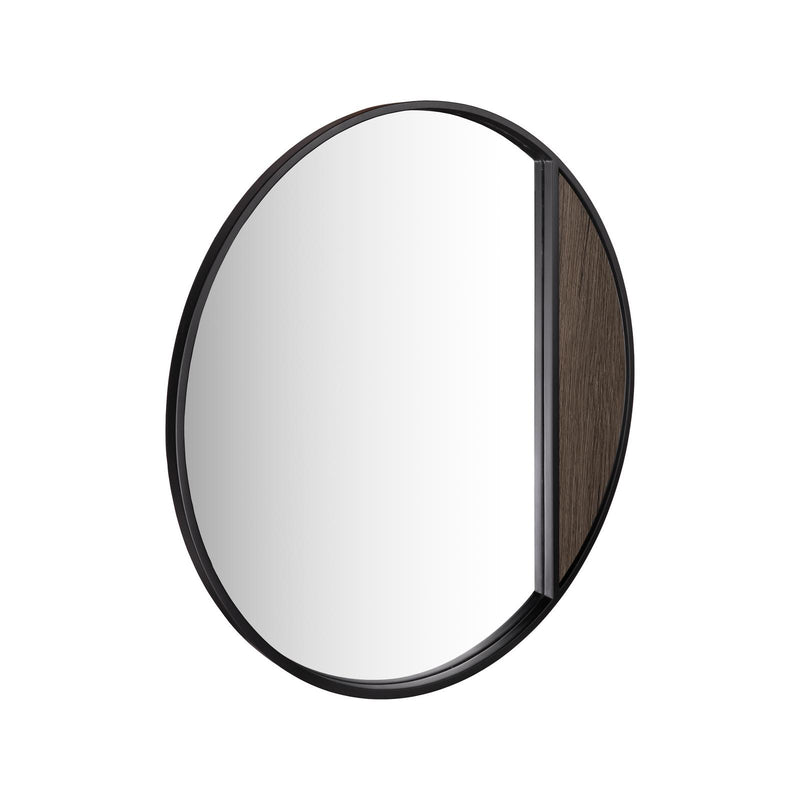 Dar Lighting Rasmus Mirror Mocha Effect and Matt Black 50cm • 002RAS002