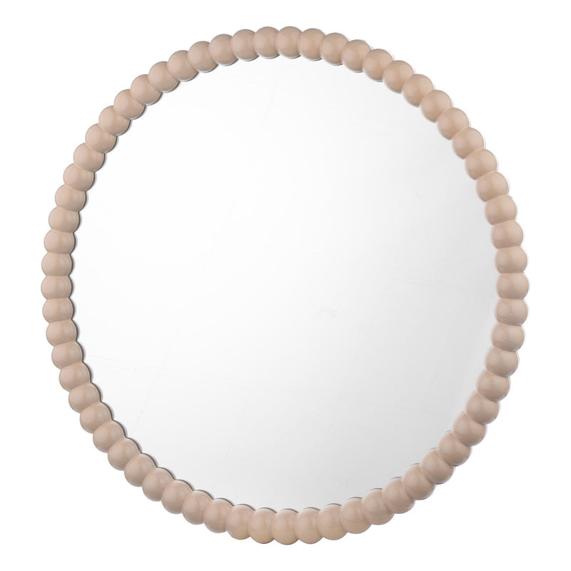 Dar Lighting Ruan Round Mirror Cream 70cm • 002RUA7029