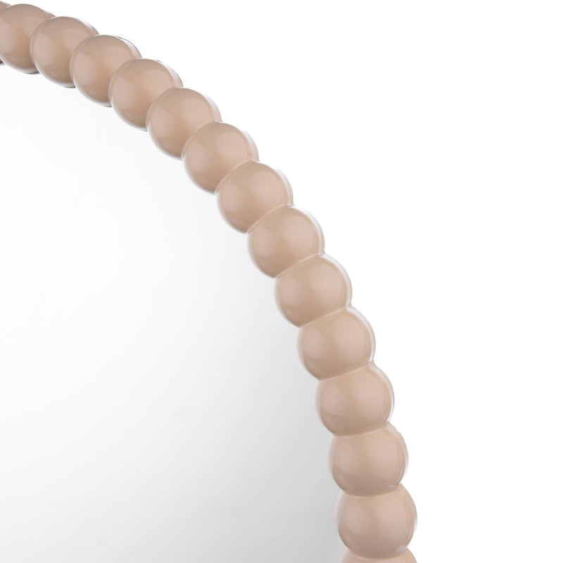 Dar Lighting Ruan Round Mirror Cream 70cm • 002RUA7029