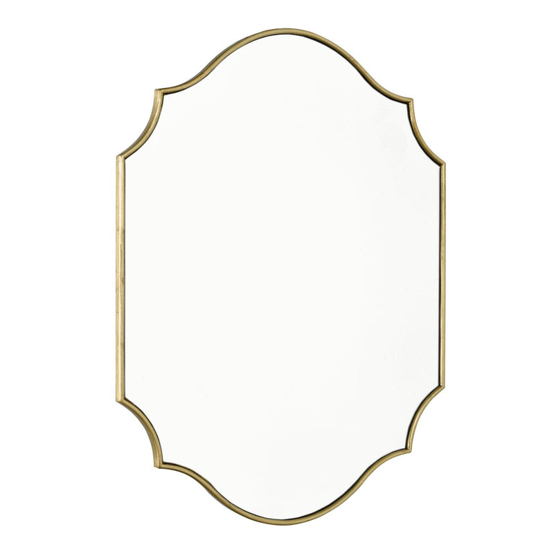 Dar Lighting Ruggiero Rectangle Mirror With Gold Detail 70 x 50cm • 002RUG7050