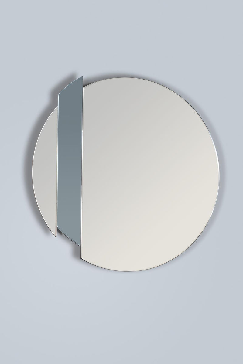 Dar Lighting Yulia Silver And Smoked Mirror 50cm • 002YUL50