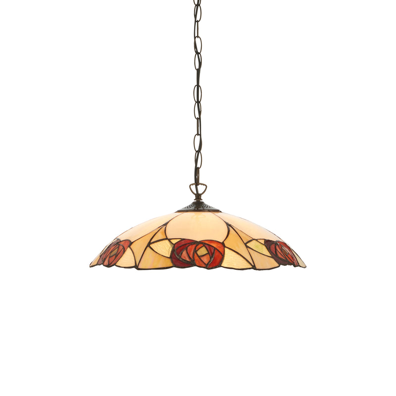 Interiors 1900 112197 Ingram Large Tiffany Pendant Ceiling Light