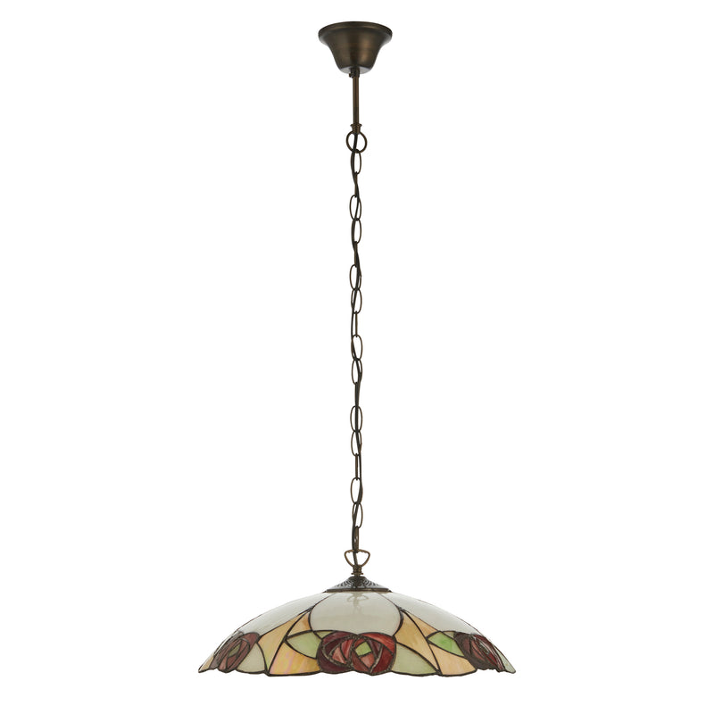 Interiors 1900 112197 Ingram Large Tiffany Pendant Ceiling Light