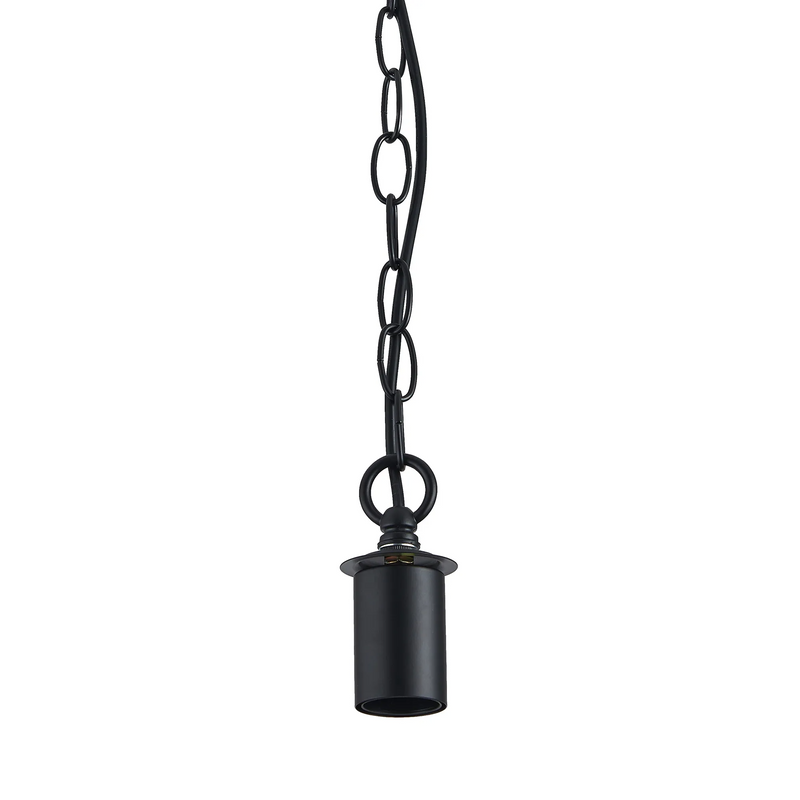 Regal Lighting SL-2013BL 13.5cm Tiffany Suspension 1 Light Black