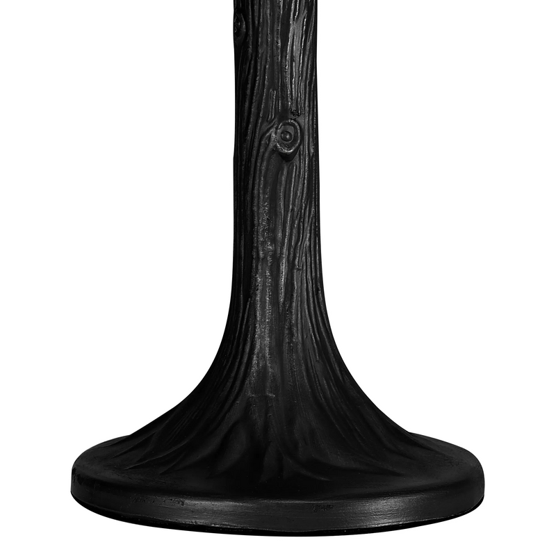 Regal Lighting SL-2019-1 1 Light Tree Tiffany Table Lamp Base Only Black 48cm