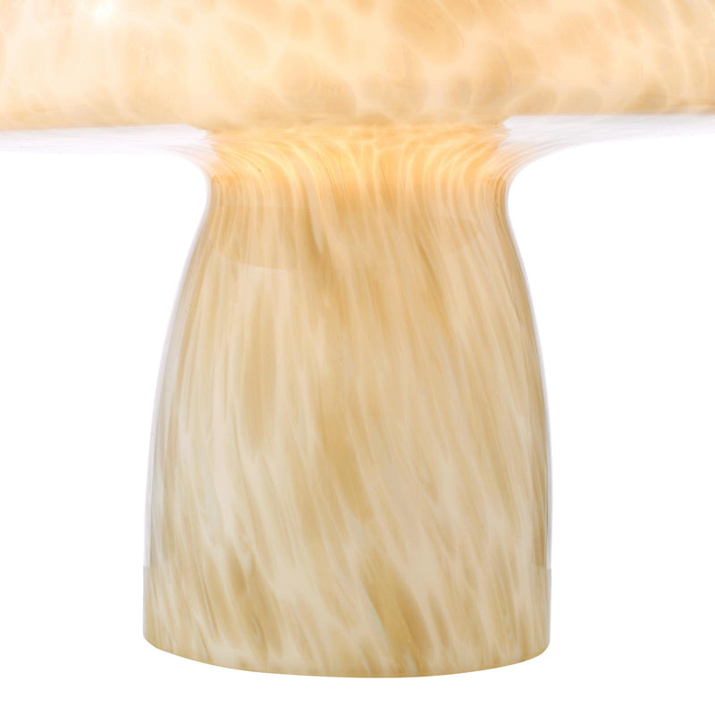 Dar Lighting Addie Table Lamp White Art Glass • ADD422