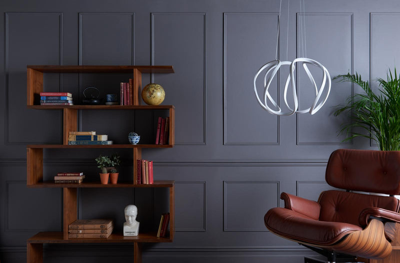 Dar Lighting Alonsa Small Pendant White LED • ALO012