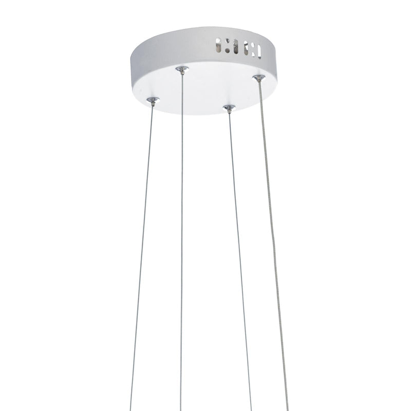 Dar Lighting Alonsa Large Pendant White LED • ALO862
