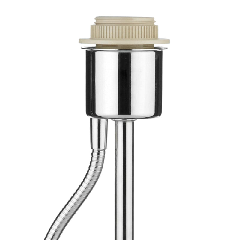 Dar Lighting Amalfi Table Lamp Polished Chrome Base Only LED • AMA4050