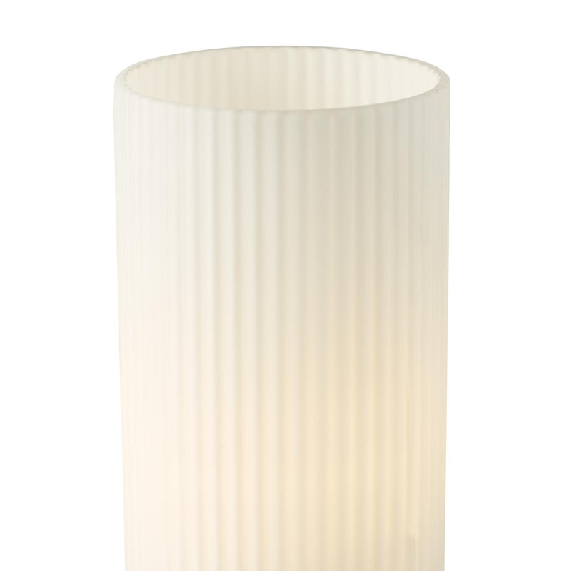 Dar Lighting Aneska Table Lamp Matt Black and Opal Glass • ANE4022