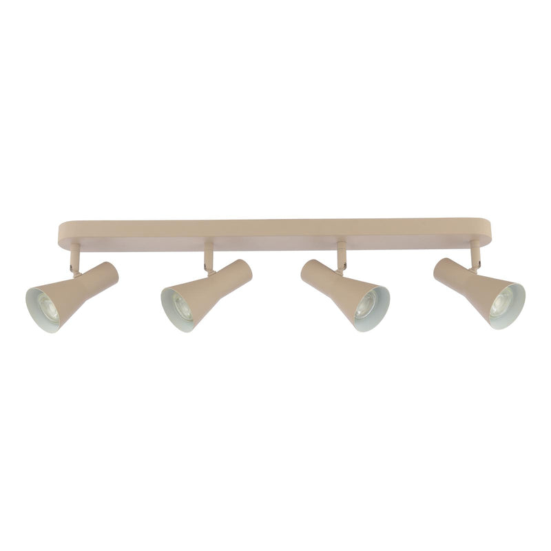 Dar Lighting Arnel 4 Light Bar Spotlight Satin Taupe • ARN8429