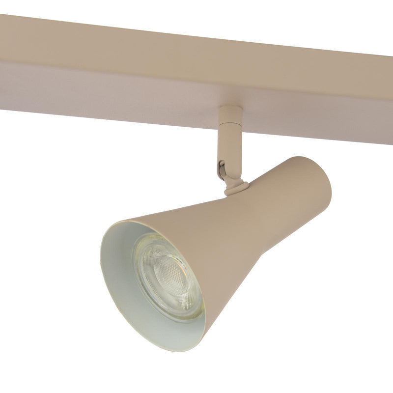 Dar Lighting Arnel 4 Light Bar Spotlight Satin Taupe • ARN8429