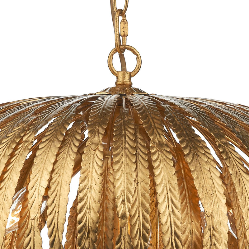 Dar Lighting Atticus 5 Light Pendant Gold • ATT0535