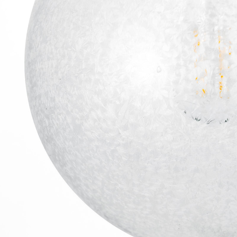 Dar Lighting Avari 1 Light Pendant Satin Brass And Clear Frosted Glass • AVA0141