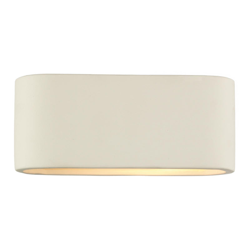 Dar Lighting Axton Small Ceramic Wall Light • AXT072