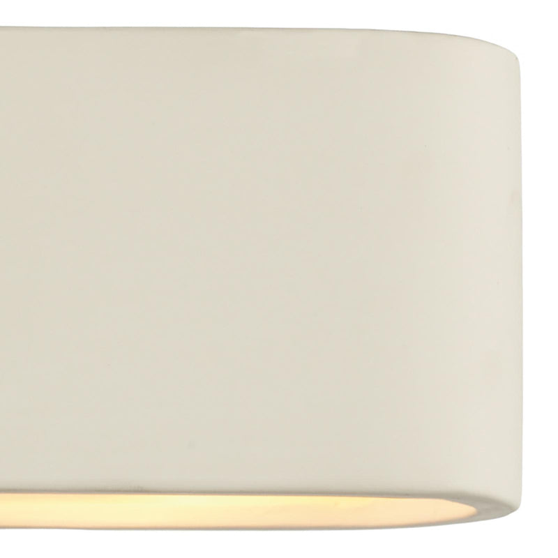 Dar Lighting Axton Small Ceramic Wall Light • AXT072
