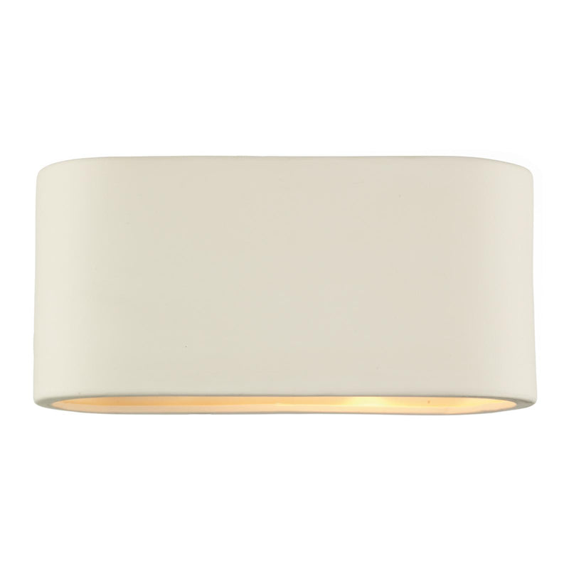 Dar Lighting Axton Large Ceramic Wall Light • AXT372