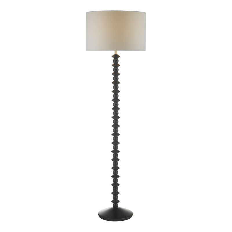 Dar Lighting Azana Floor Lamp Matt Black Base Only • AZA4922