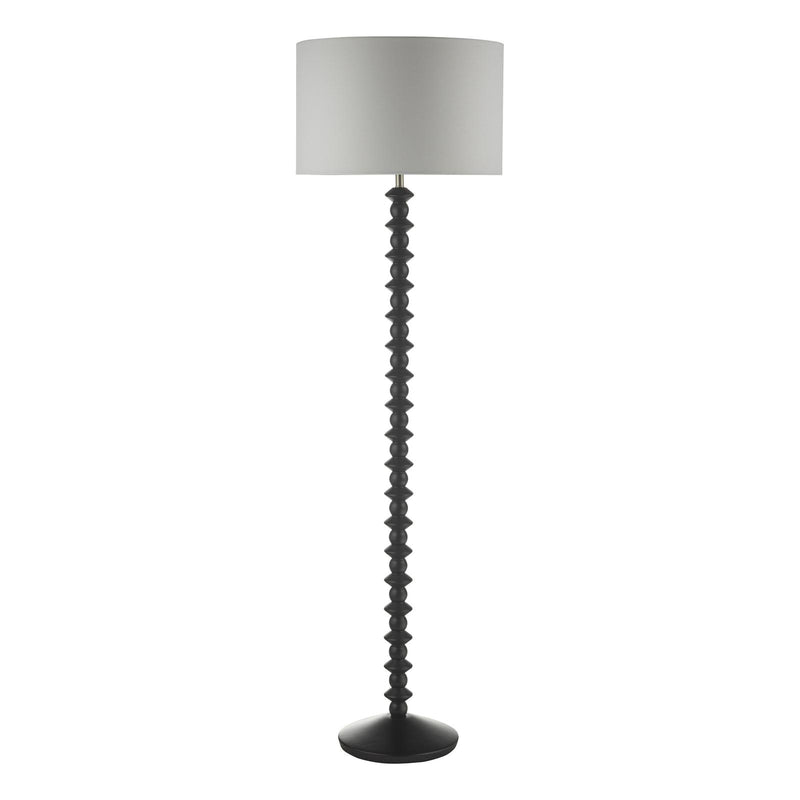 Dar Lighting Azana Floor Lamp Matt Black Base Only • AZA4922