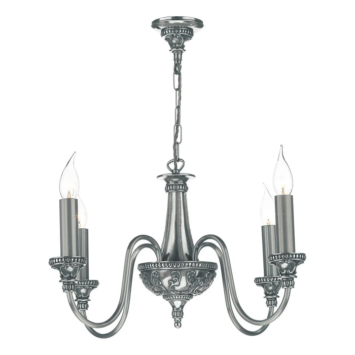 David Hunt Lighting Bailey 4 Light Pewter Ceiling Light • BAI0467 BESPOKE