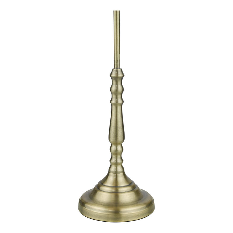 Dar Lighting Blenheim Table Lamp Antique Brass With Shade • BLE4175